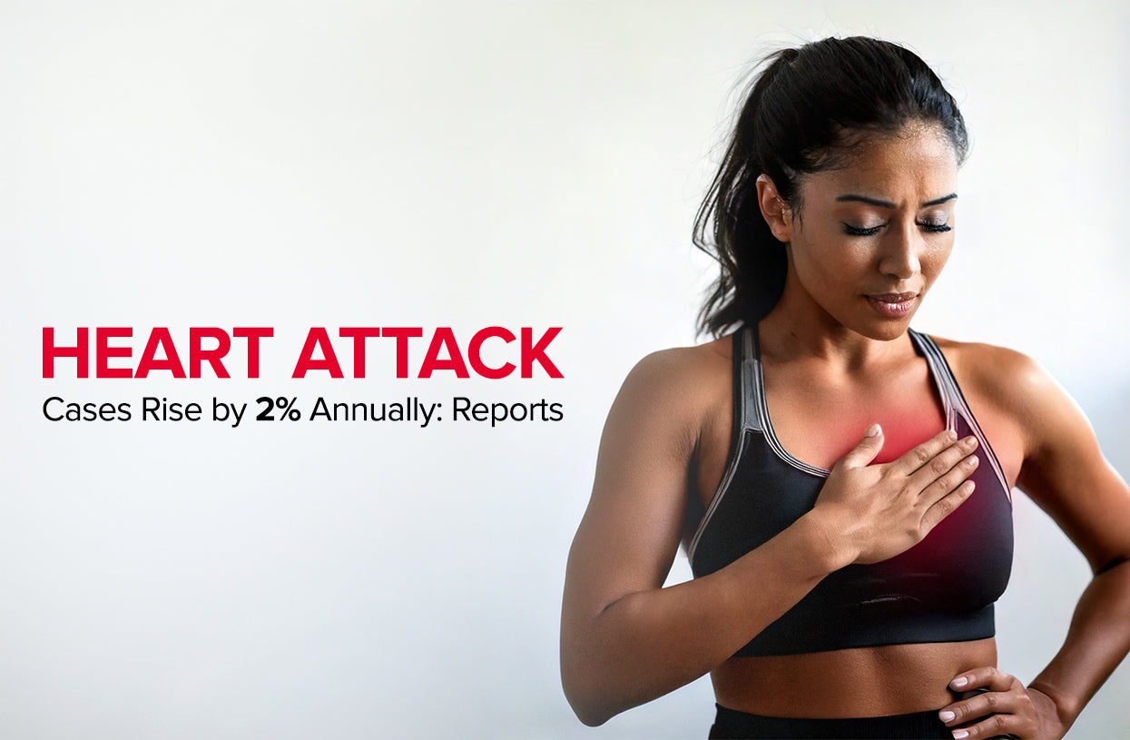 Heart Attack Cases Rise by 2% Annually: Reports