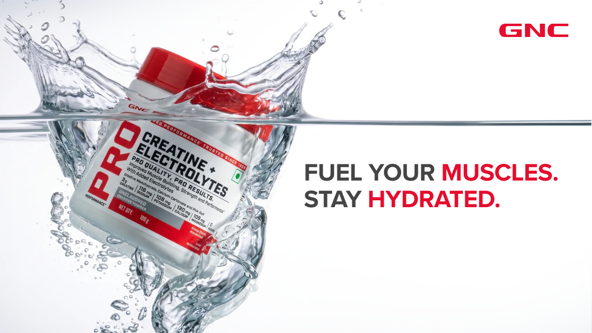 How GNC Pro Performance Creatine + Electrolytes fuels muscles and supports hydration.