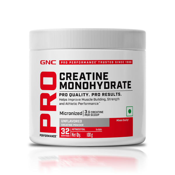 GNC Pro Performance Creatine Monohydrate (100gm unflavoured)