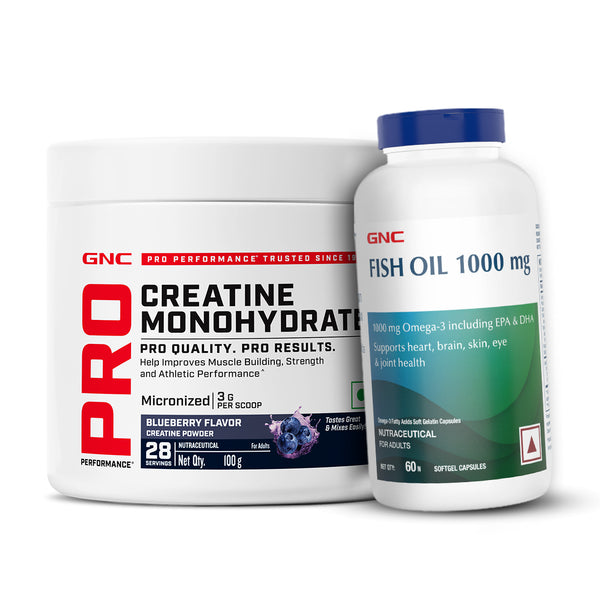 GNC Pro Performance Creatine Monohydrate with Fish Oil 1000mg