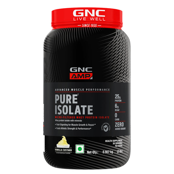 GNC AMP Pure Isolate (Low/Zero Carb) (Clearance Sale) | Expiry - 2025-12-31