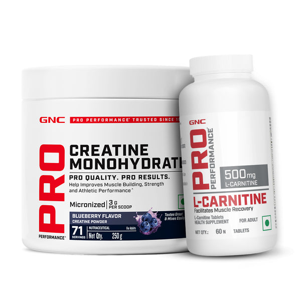 GNC Pro Performance Creatine Monohydrate with L-Carnitine Tablets 500mg
