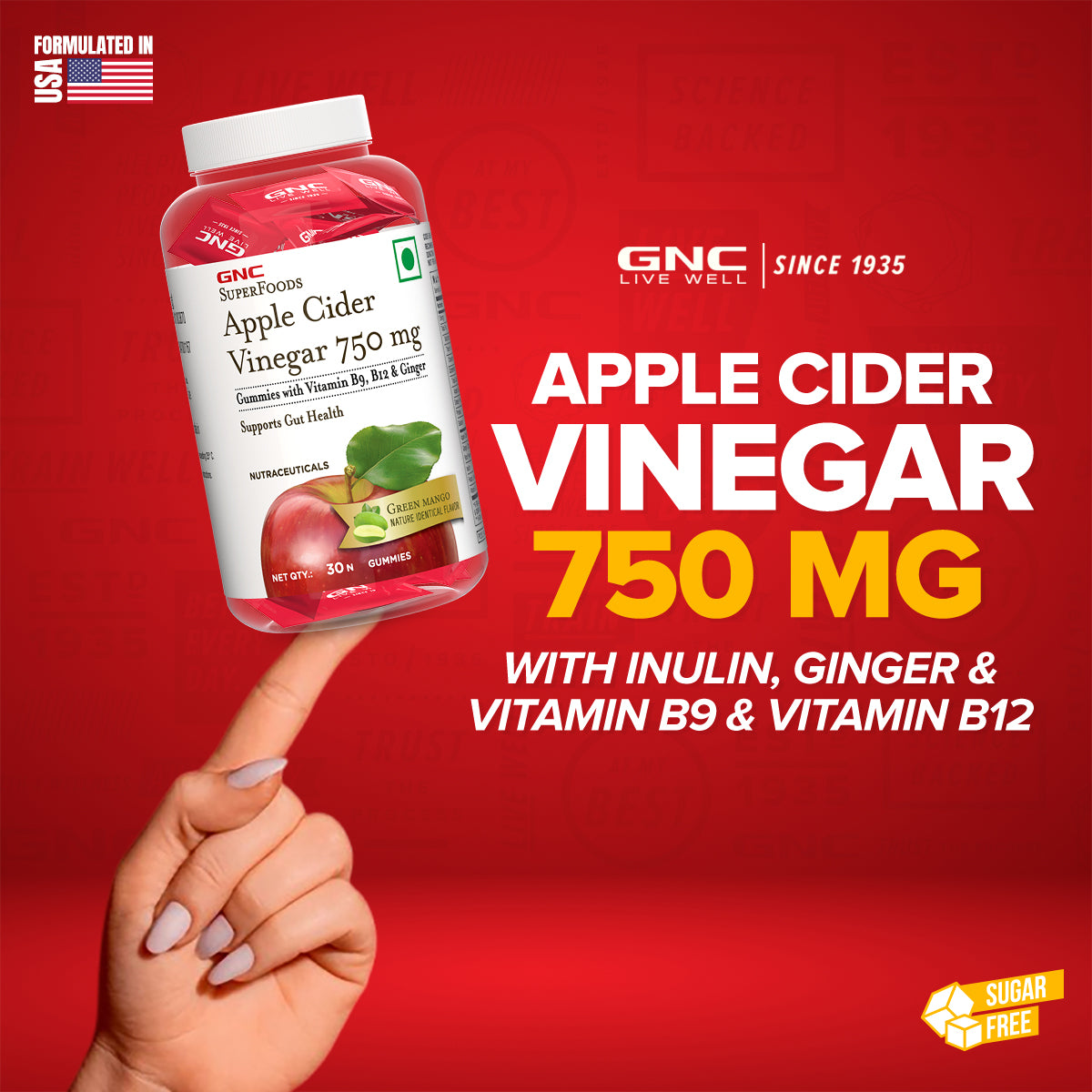 GNC Apple Cider Vinegar - Clearance | Expiry - 2026-04-30