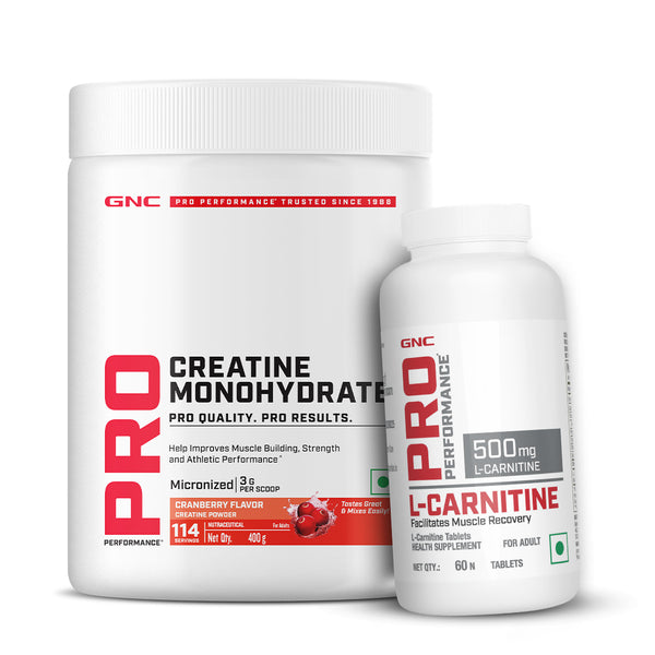 GNC Pro Performance Creatine Monohydrate with L-Carnitine Tablets 500mg