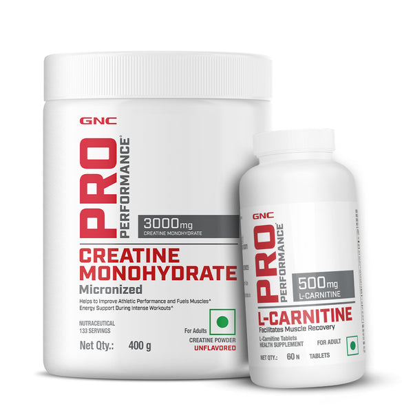 GNC Pro Performance Creatine Monohydrate with L-Carnitine Tablets 500mg