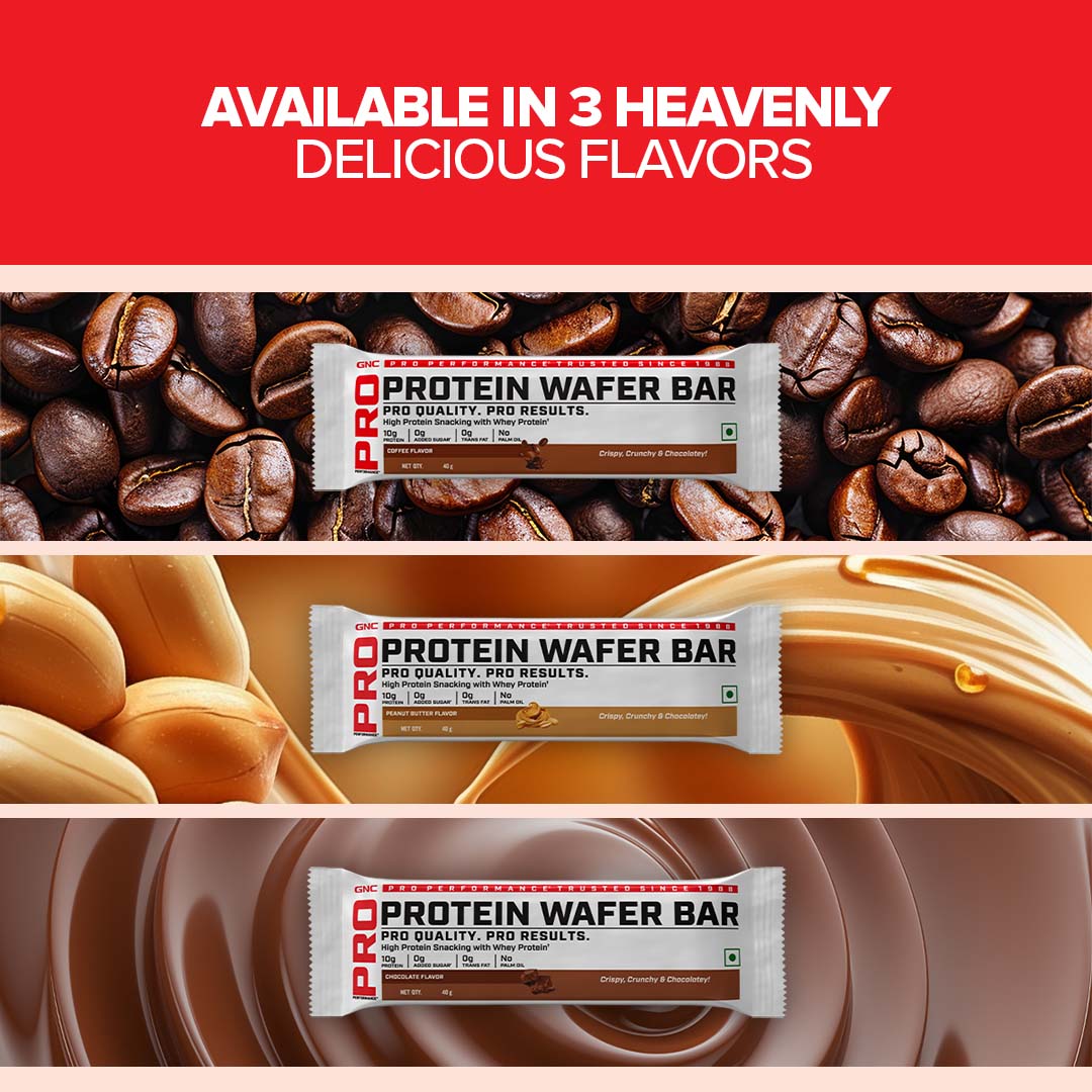 GNC Protein Wafer Bar (Pack of 3)