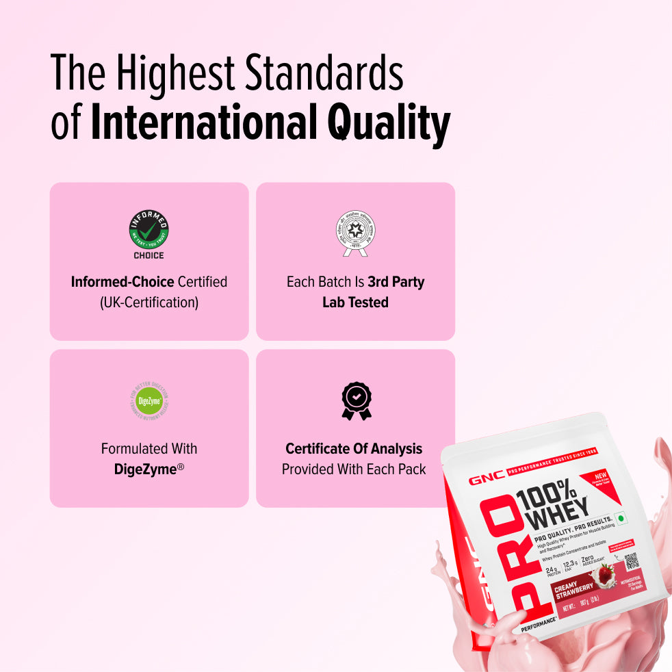 PP 100% WHEY CREAMY STRAWBERRY POUCH NEW IMPROVED 907GM