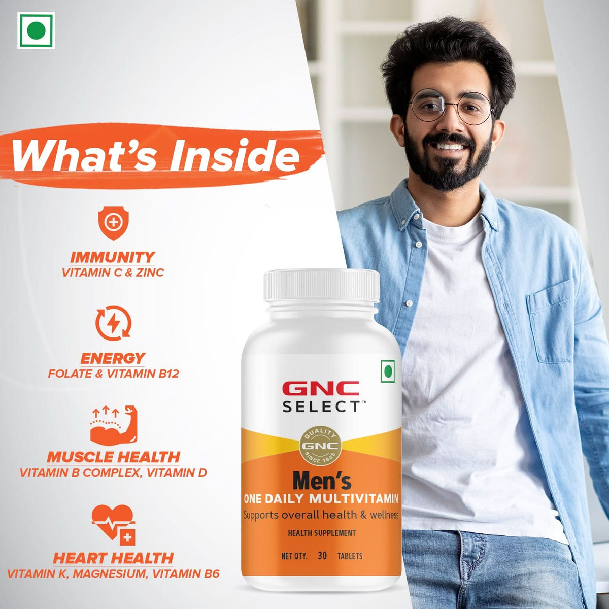 GNC Select Men's One Daily Multivitamin