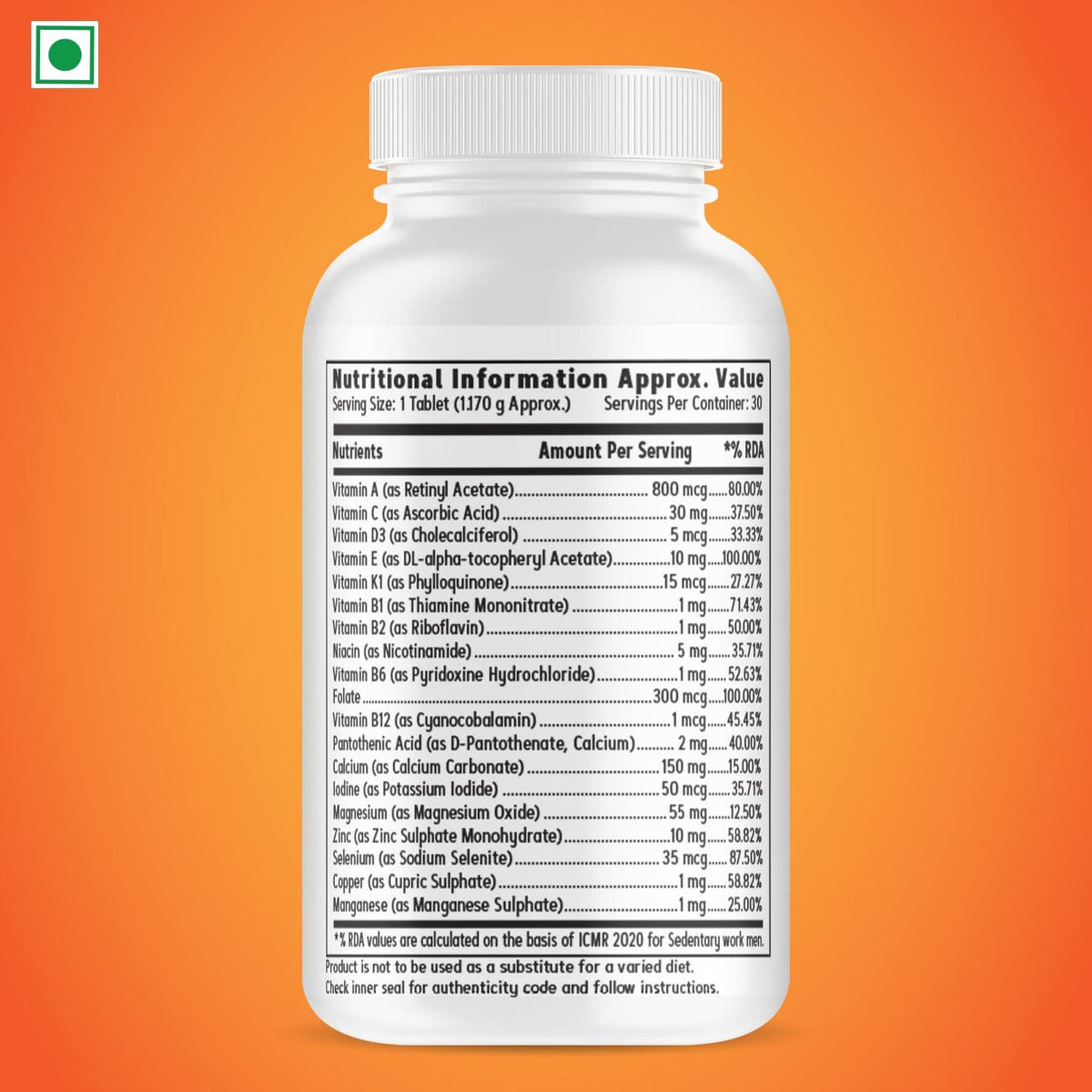 GNC Select Men's One Daily Multivitamin