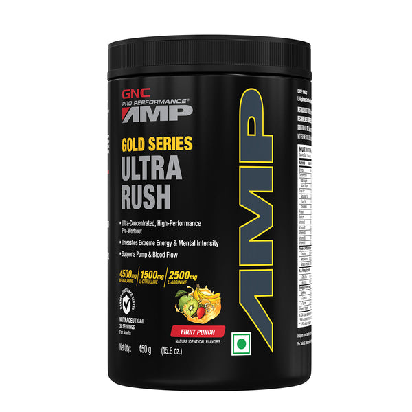GNC AMP Gold Series Ultra Rush - Clearance Sale| Expiry - 2025-09-30