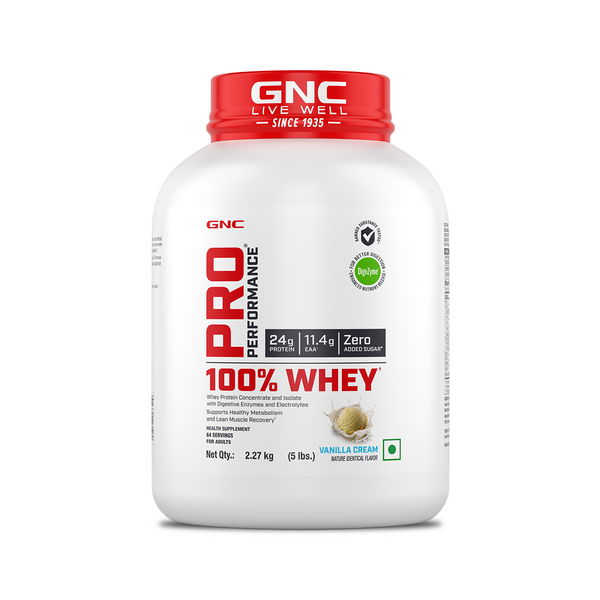 100% Whey Protein 5lbs Vanilla - Clearance | Expiry - 2026-04-30