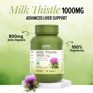 Herbal Plus Milk Thistle 1000mg Caps 1x60