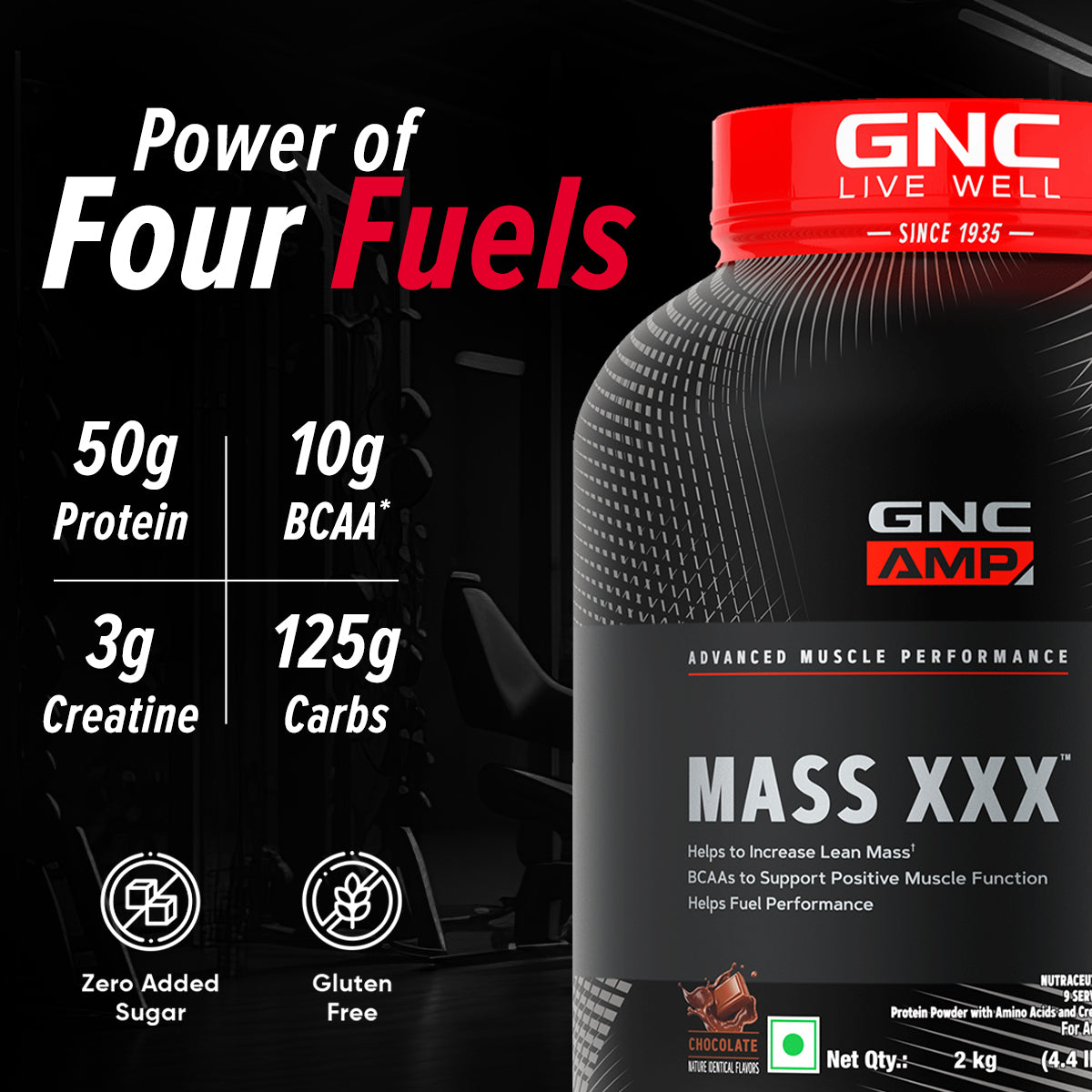 GNC AMP Amplified Mass XXX - Advanced Lean Muscle Mass Gains | Muscle Energy & Pump
