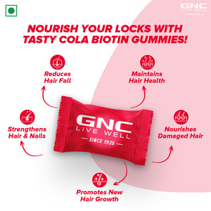 GNC Hair Biotin+ Gummies