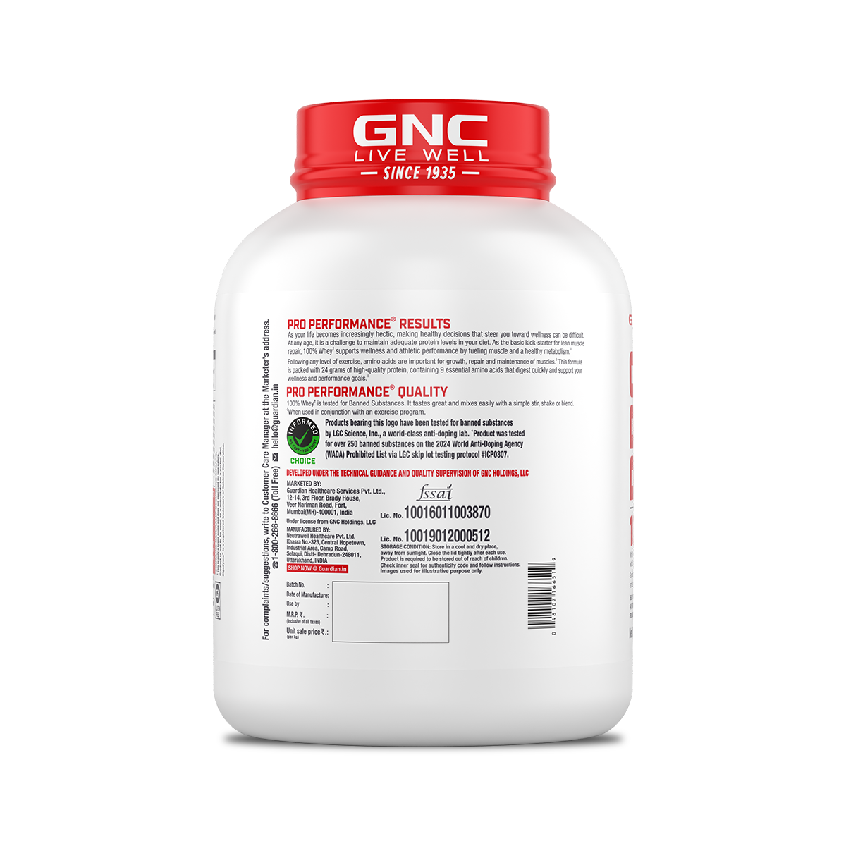 100% Whey Protein 5lbs Vanilla - Clearance | Expiry - 2026-04-30