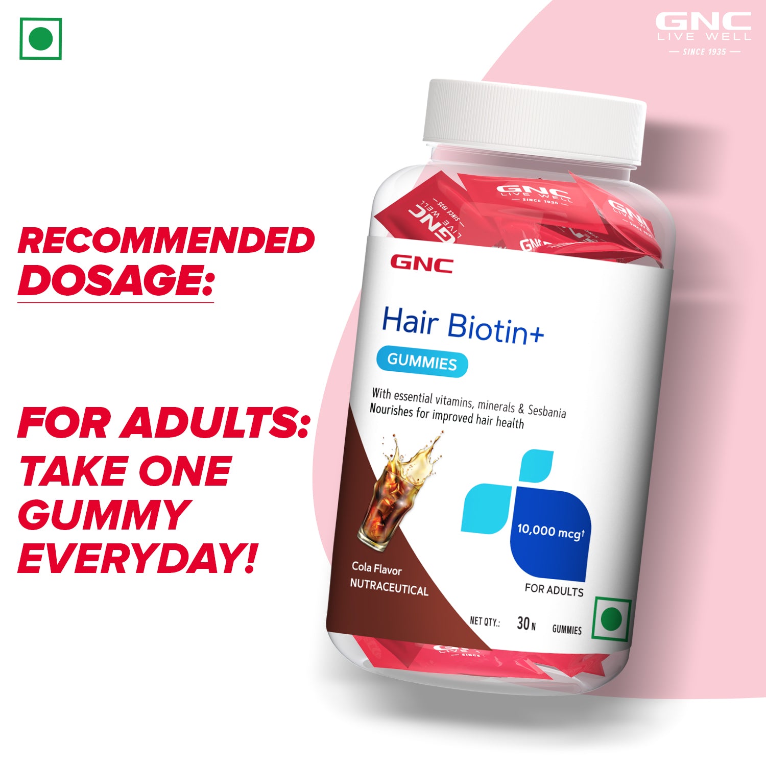 Hair Biotin+ Gummies