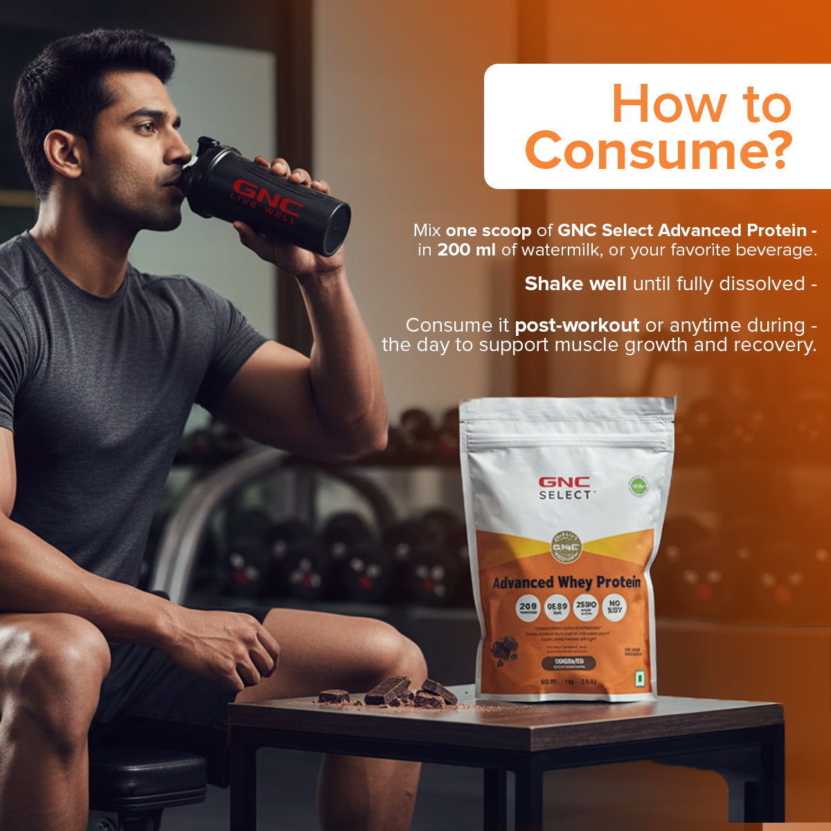 GNC SELECT ADVANCED WHEY