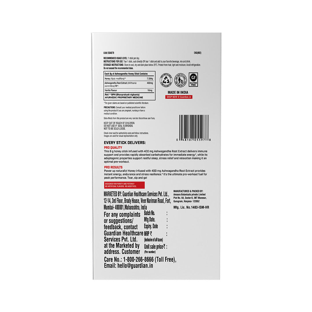 GNC Ashwagandha Honey Stick