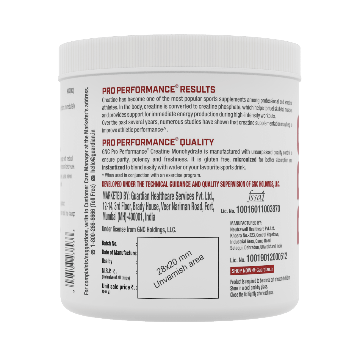 GNC Pro Performance Creatine Monohydrate - Clearance Sale