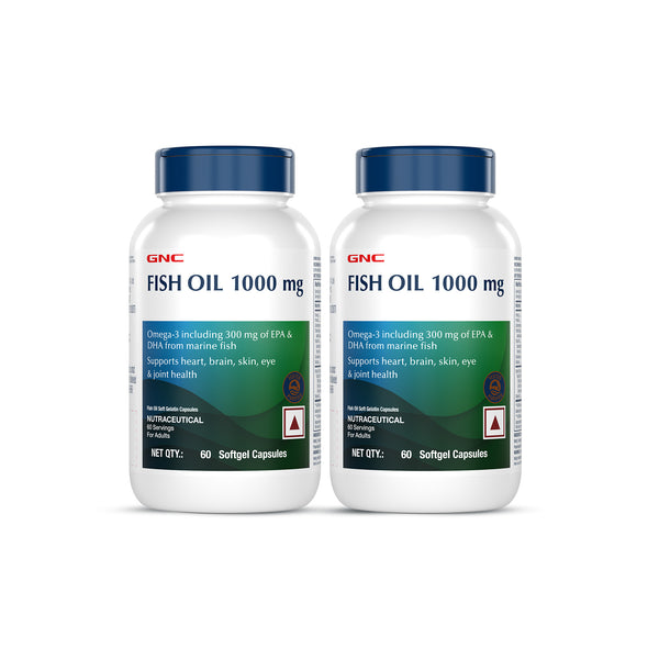 Fish Oil Omega 3 Capsules - 1000mg