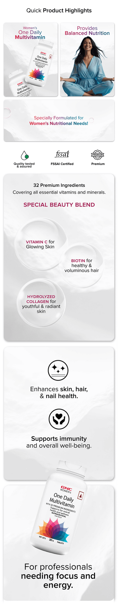 GNC Women's One Daily Multivitamin