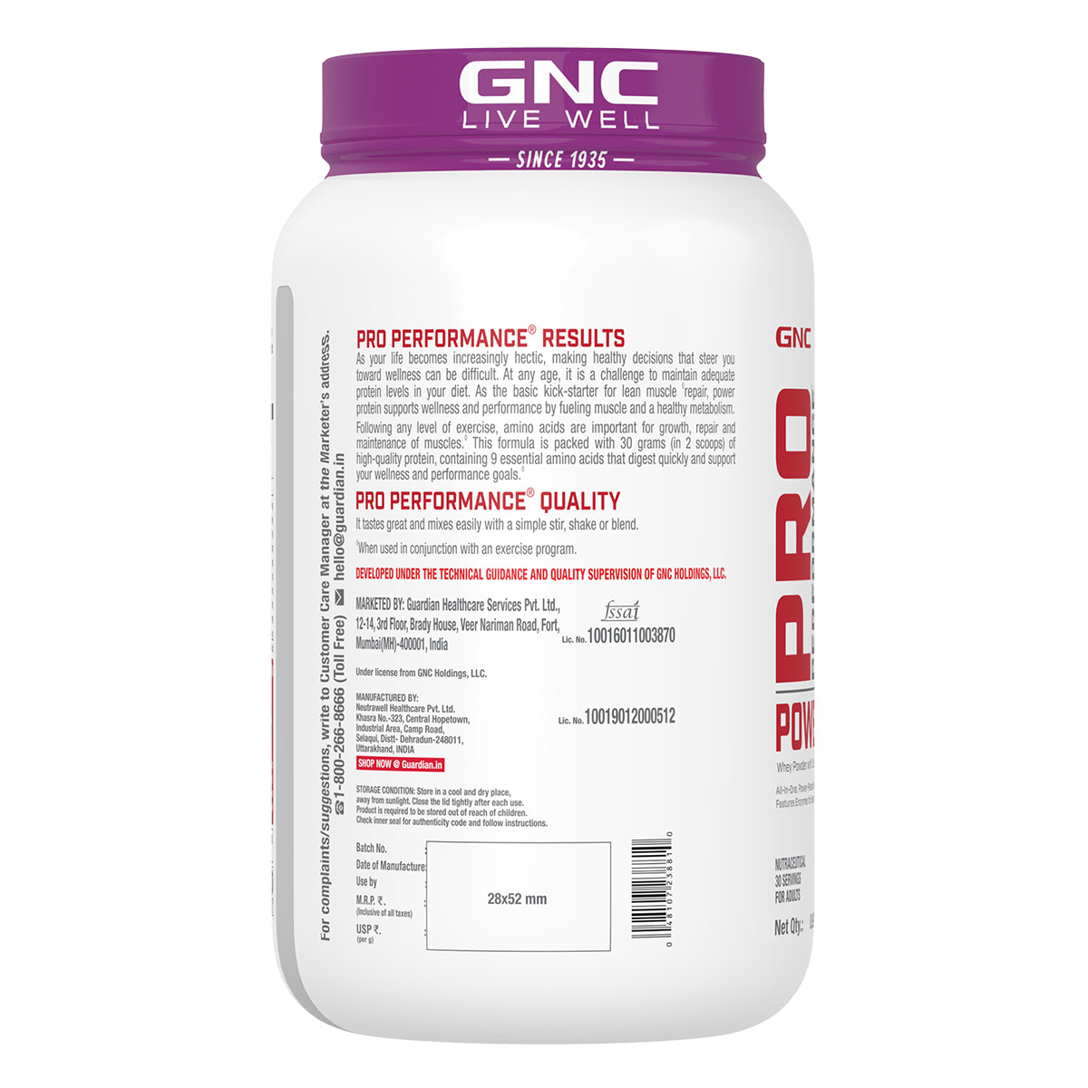 GNC Pro Performance Power Protein
