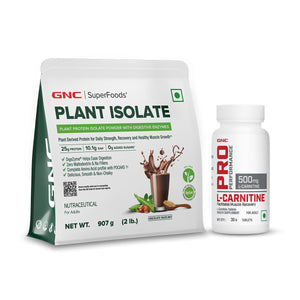 GNC Superfood Plant isolate + L-Carnitine Tablets 500mg