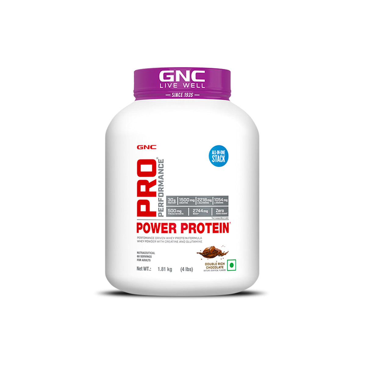 GNC Pro Performance Power Protein + Pure Himalayan Shilajit Resin + Men's Staminol Max