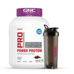 GNC Pro Performance Power Protein - with Shaker - 6-in-1 Stack for Increased Strength, Recovery & Muscle Mass | Informed Choice Certified