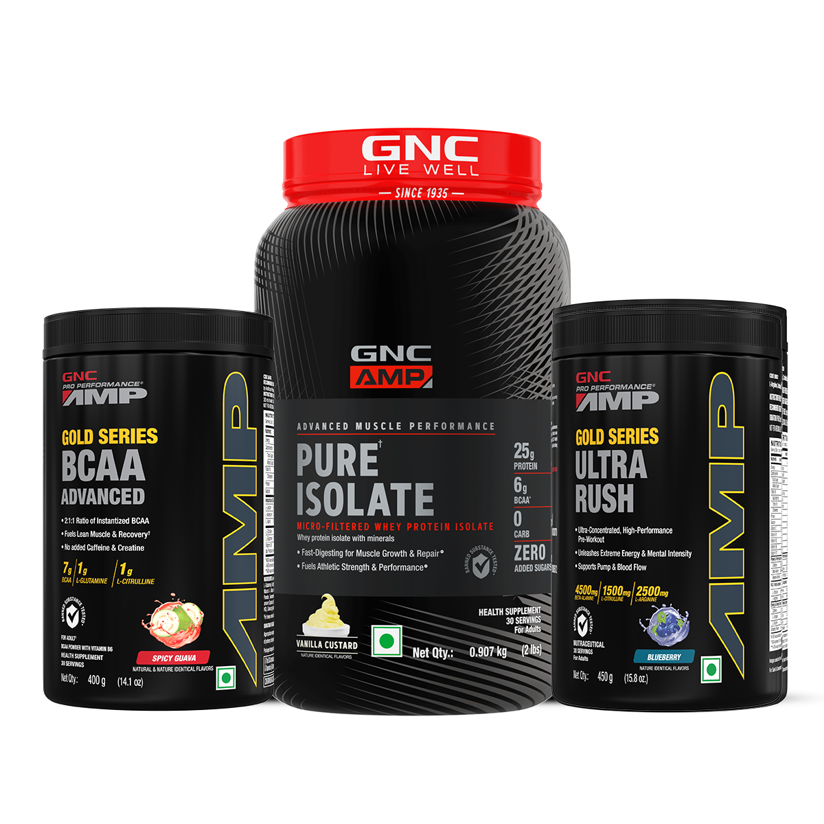Complete Workout Stack For Advanced - Maximizes Lean Muscle Gains | Promotes Muscle Building  | Improves Mental Focus & Energy
