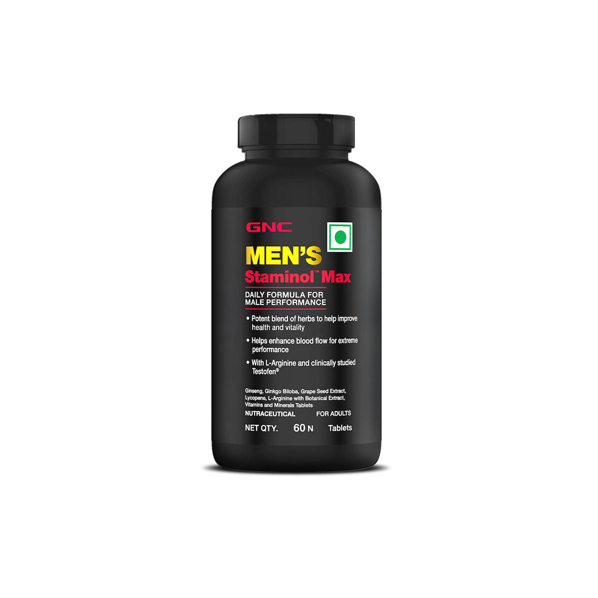 GNC Pro Performance Power Protein + Pure Himalayan Shilajit Resin + Men's Staminol Max