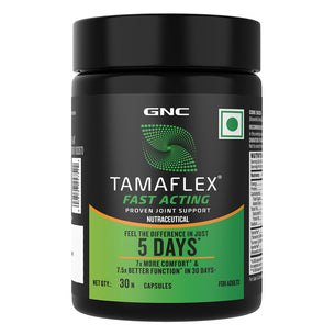 GNC TamaFlex Fast Acting - For Joint Pain Relief | Fast-acting Joint Comfort In Just 5 Days