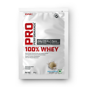 100% Whey Protein Sachets 35gm Vanilla Cream