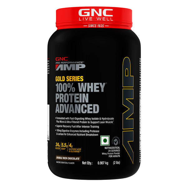 GNC AMP Gold Series 100% Whey Protein Advanced