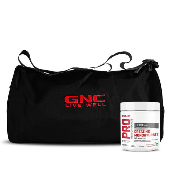 GNC Pro Performance Creatine Monohydrate With Gym Bag