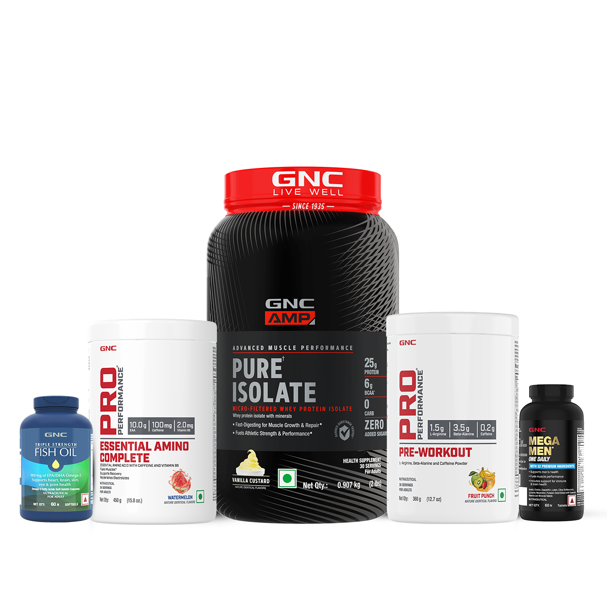 John's No Compromise Stack -  For Complete Fitness & Wellness | Boosts Athletic Strength | Builds & Repairs Muscles | Maintains High Energy | Improves Heart & Joint Health