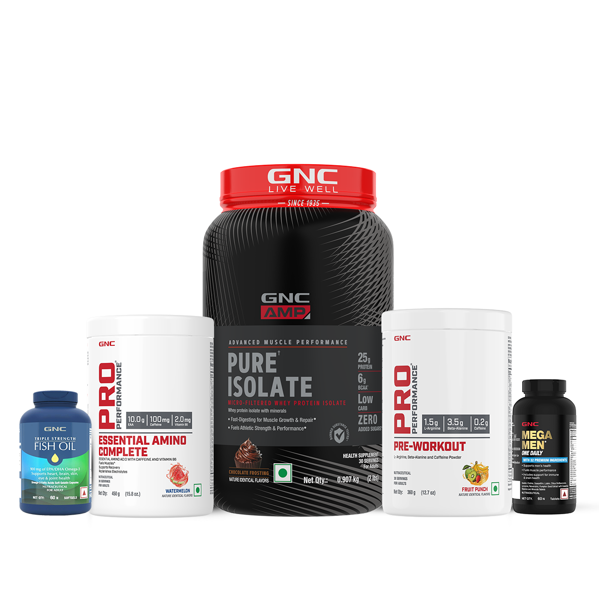 John's No Compromise Stack -  For Complete Fitness & Wellness | Boosts Athletic Strength | Builds & Repairs Muscles | Maintains High Energy | Improves Heart & Joint Health