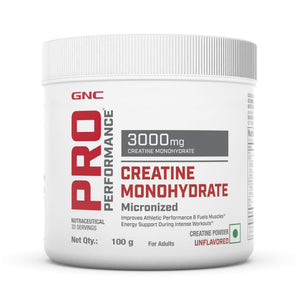 GNC Pro Performance Creatine Monohydrate (3000 mg) - Clearance Sale| Expiry - 2026-8-31