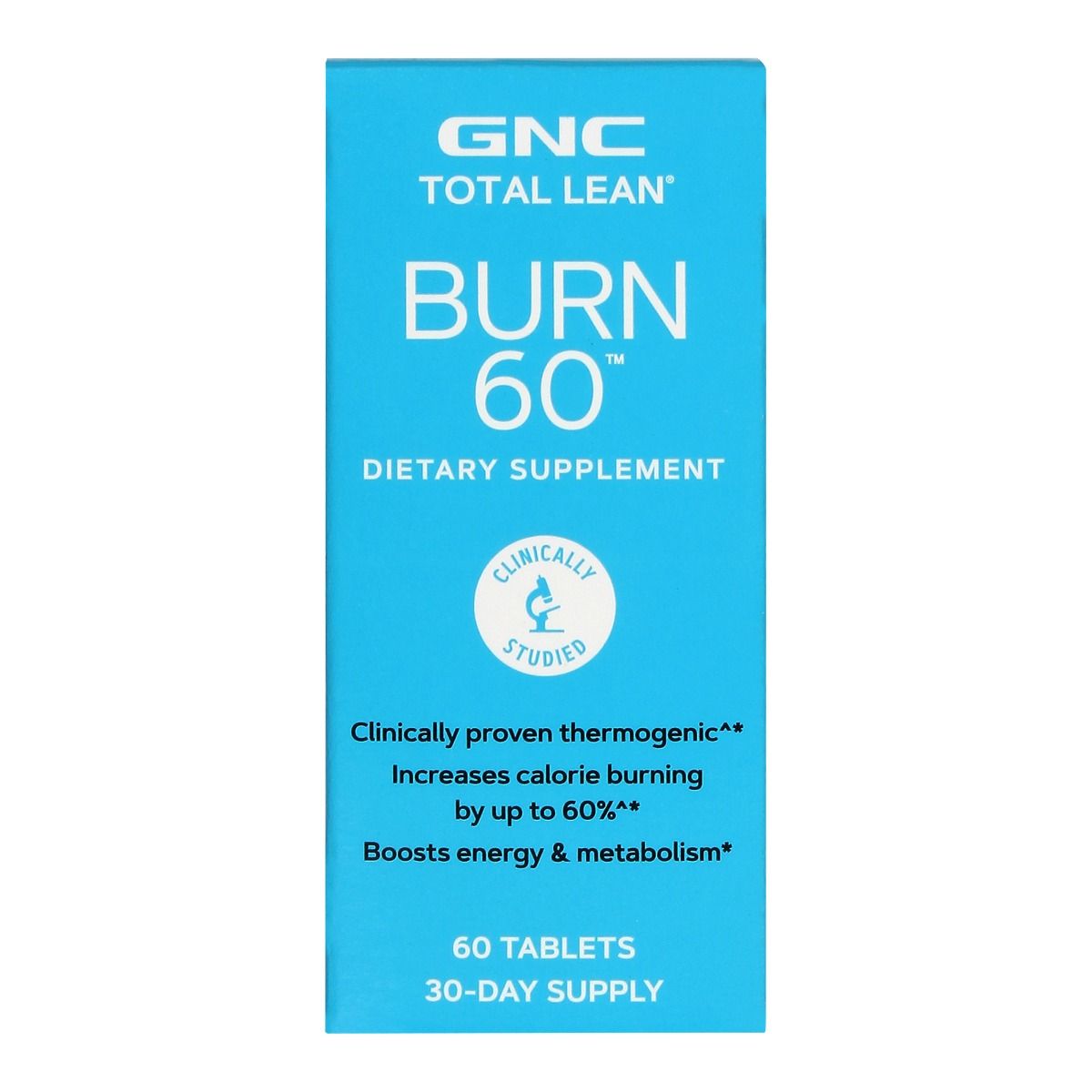 GNC Total Lean Burn 60 - Clinically Proven to Burn Calories Up to 60% Faster - 