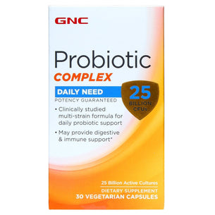 GNC Probiotic Complex with 25 Billion CFUs - 