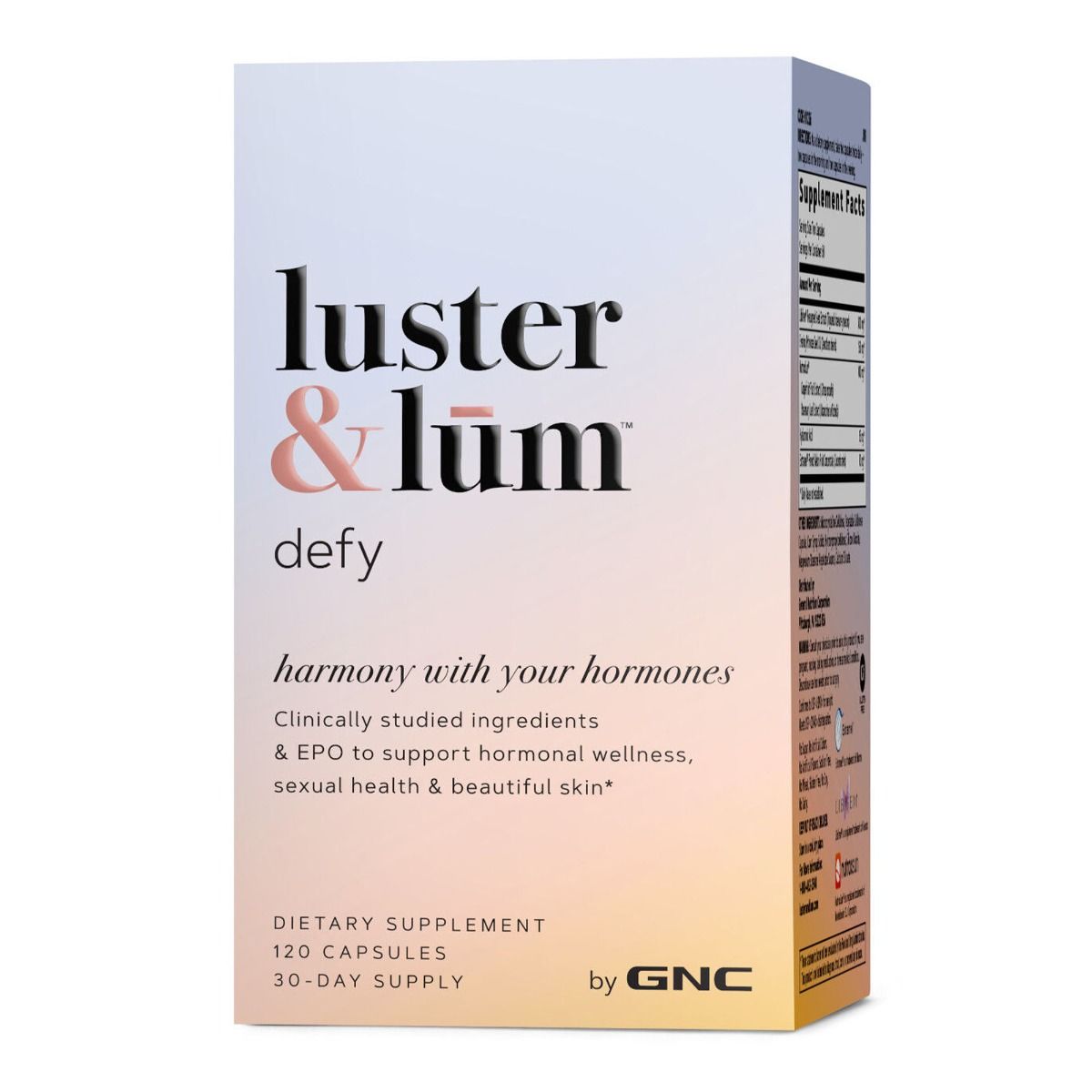 luster and lum Defy - 