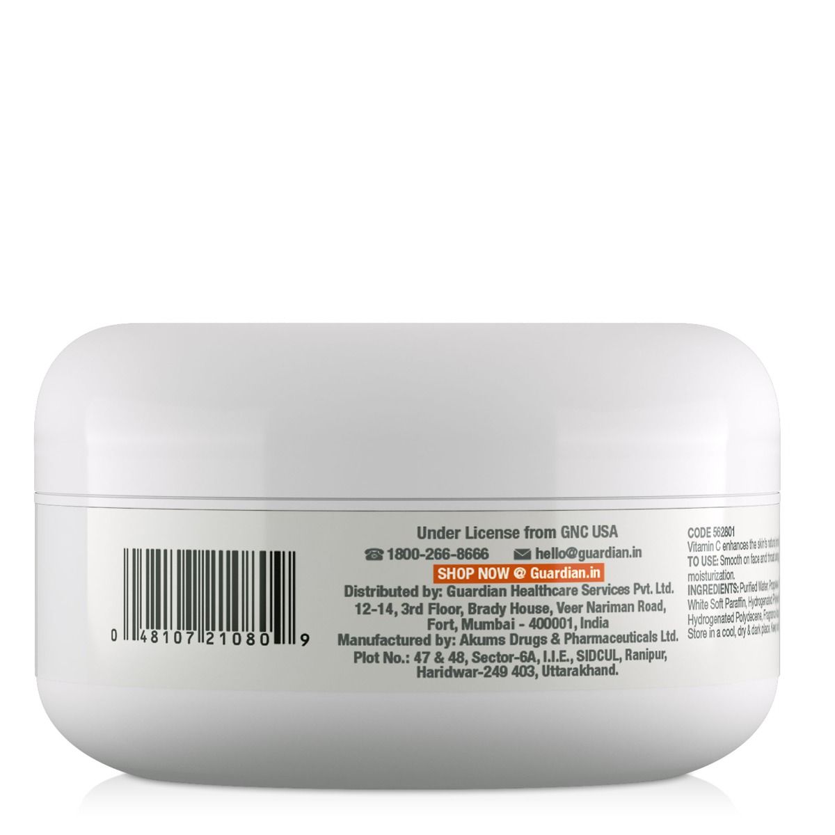 GNC Vitamin C Moisturizing Cream - 