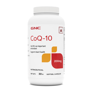 GNC CoQ-10 200mg - For Heart Health, Immunity, & Anti-Ageing
