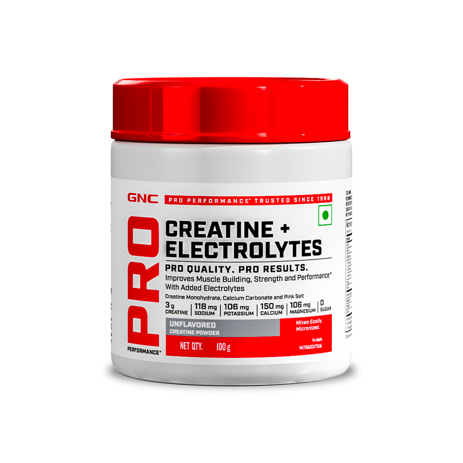 Creatine + Electrolytes (100gm unflavoured) - 100 gms / Unflavoured