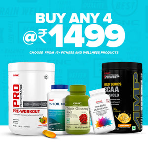 GNC - Buy 4 for ₹1499