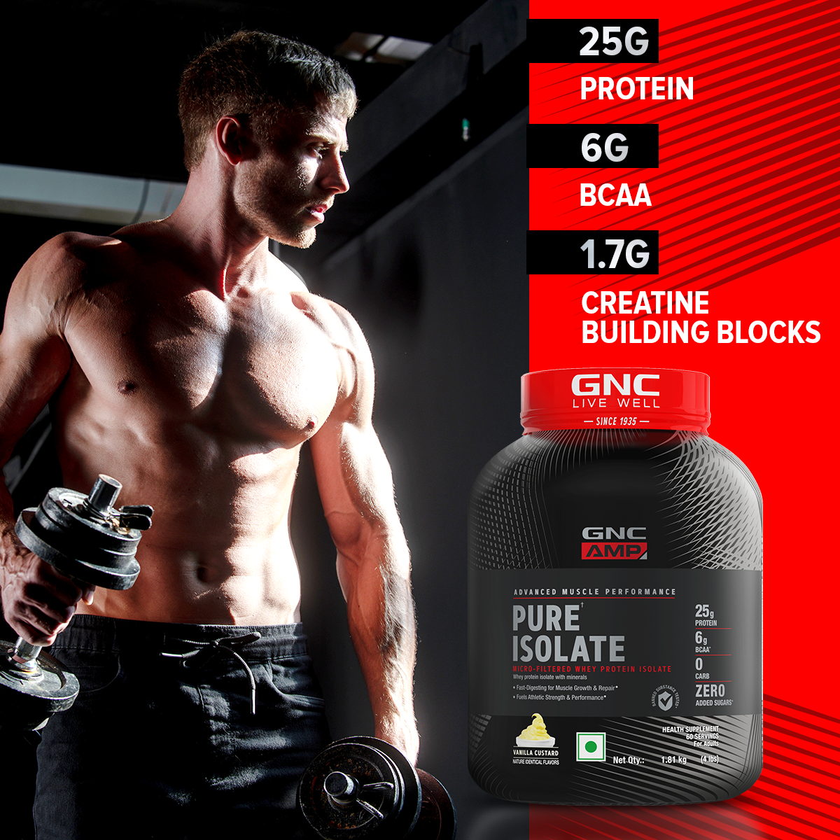 GNC AMP Pure Isolate (Low/Zero Carb)