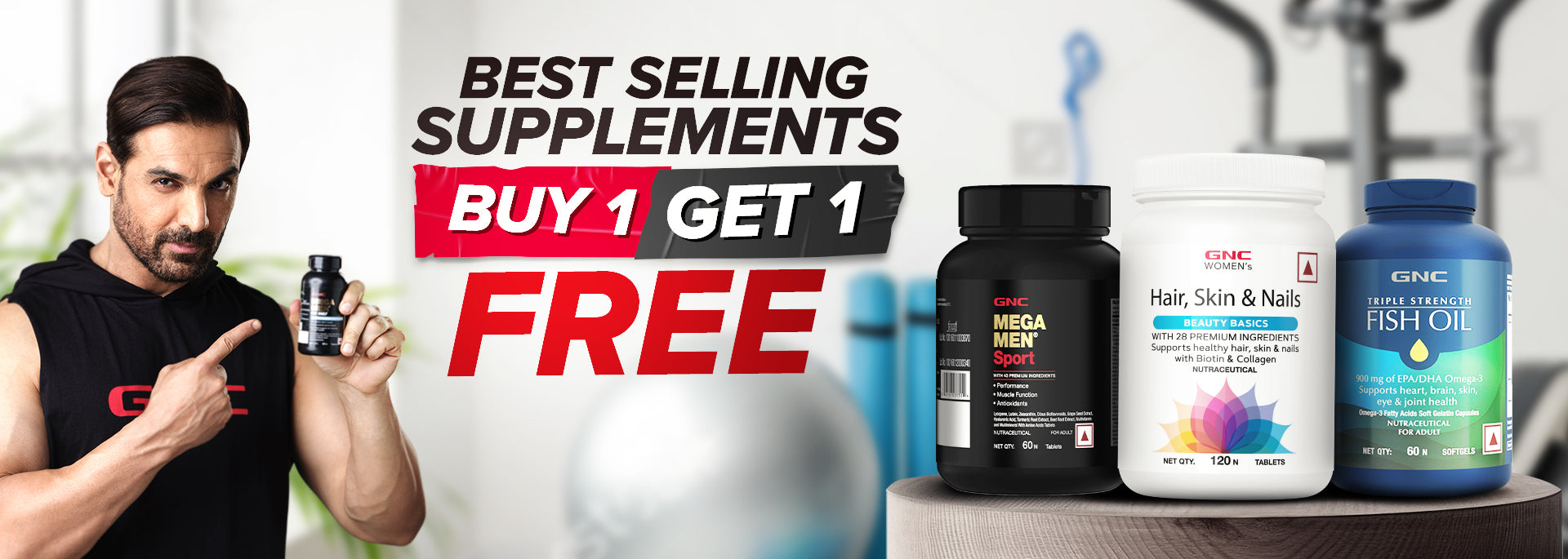 GNC Buy 1 Get 1 Free - Best Selling Supplements