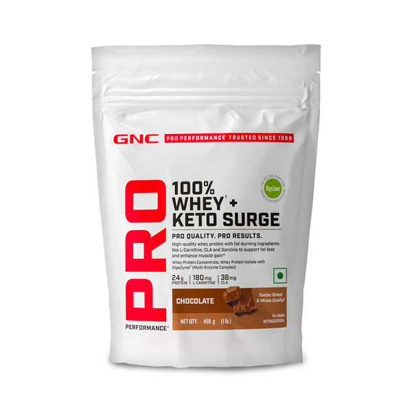 GNC 100% Whey + Keto Surge
