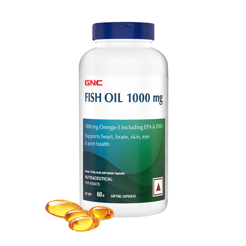 Fish Oil Omega 3 Capsules - 1000mg