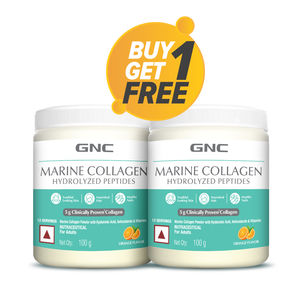 GNC Marine Collagen Hydrolyzed Peptides - Reduces Fine Lines & Wrinkles For Youthful Skin